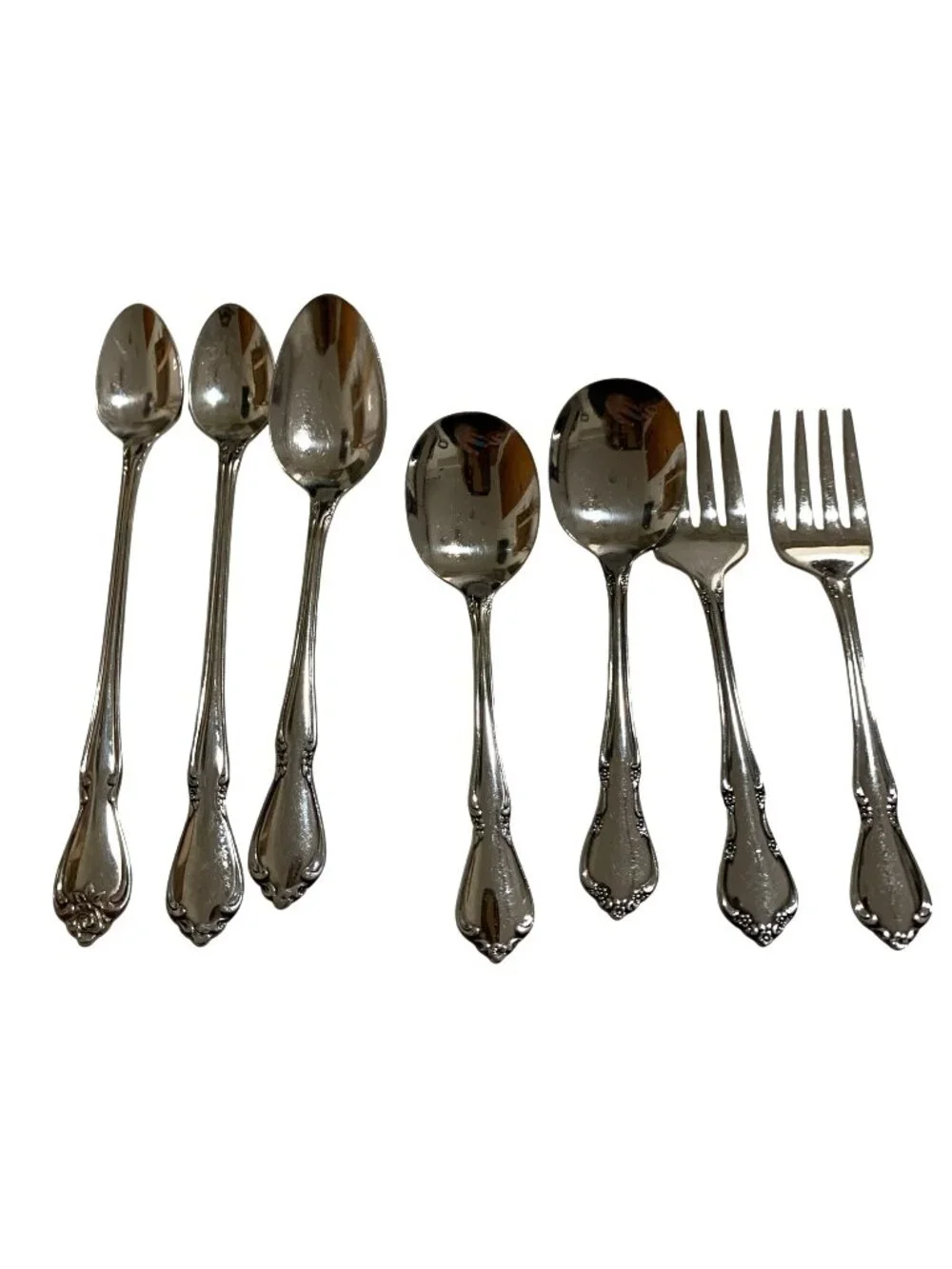 Oneidacraft Baby Child Chateau Flatware Spoon Fork Oneida Toddle Time Vintage